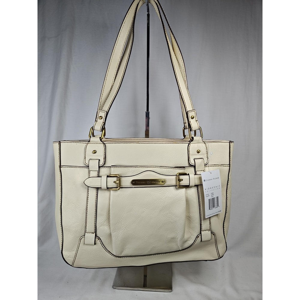 Etienne Aigner Genuine Leather Velden Collection Handbag Purse